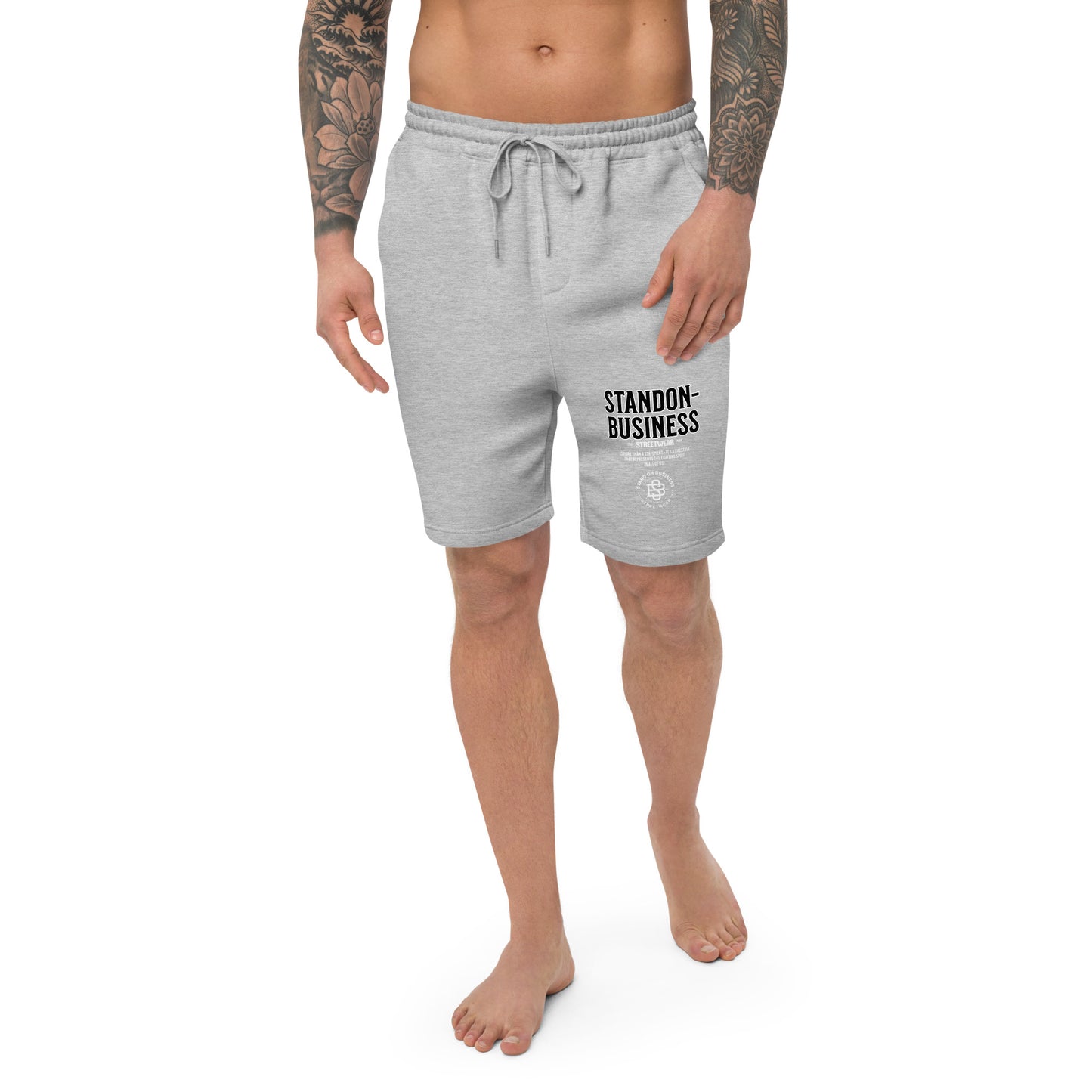 Men's fleece shorts original style logo