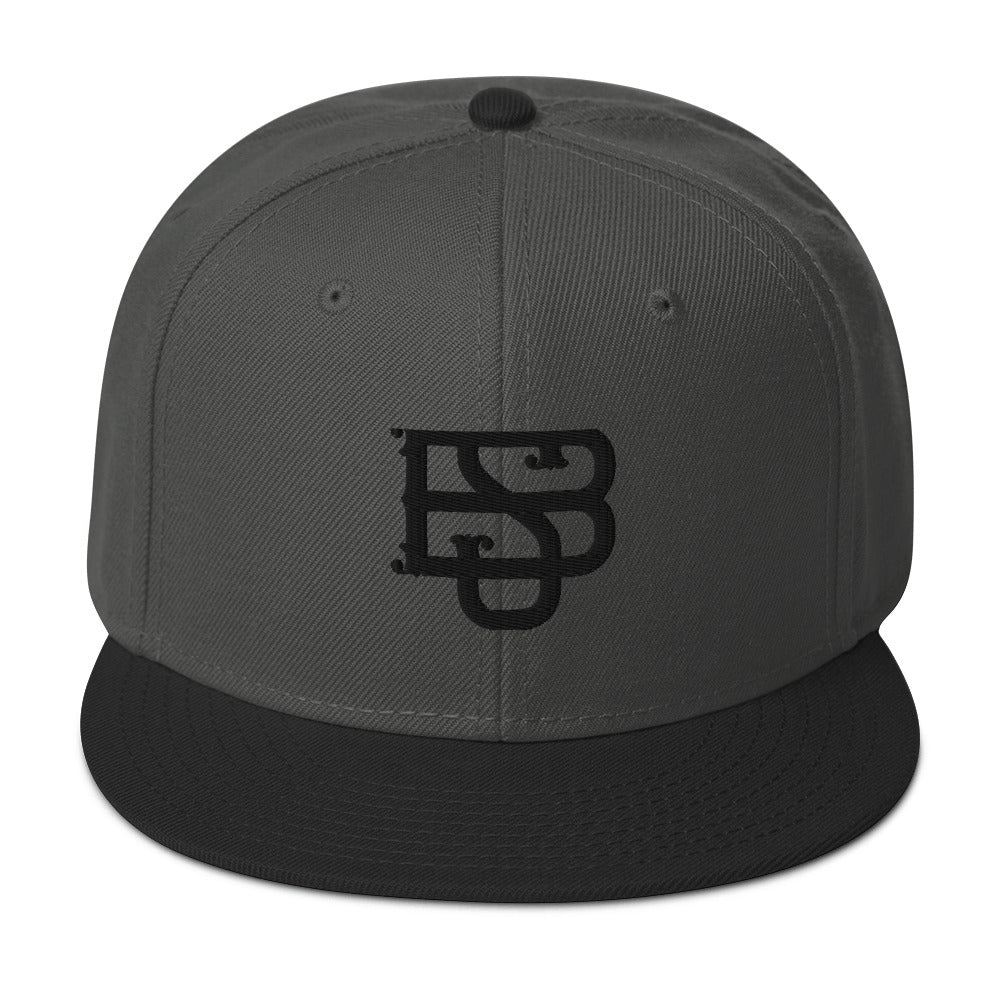 S/B Snapback Hat blk lettering