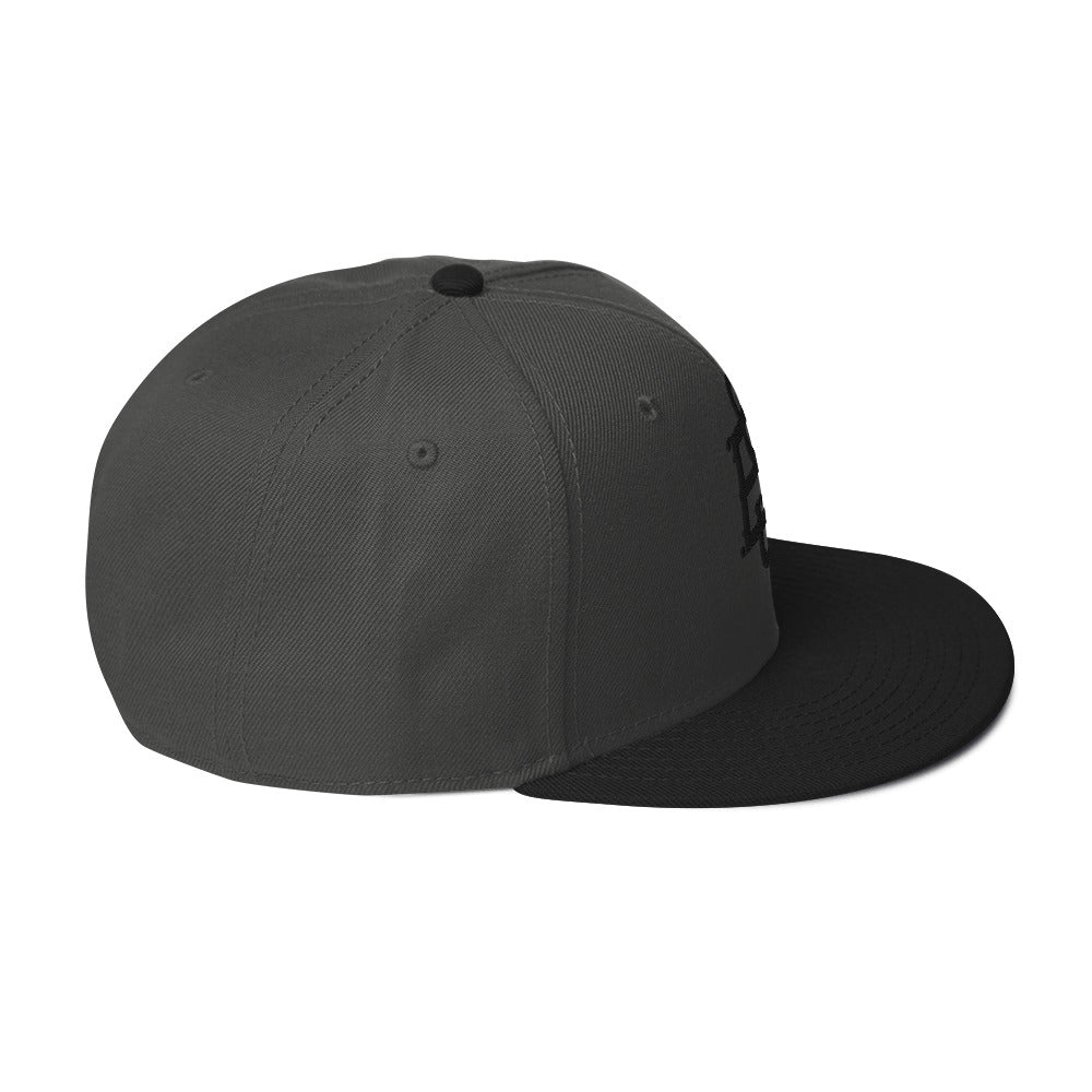 S/B Snapback Hat blk lettering