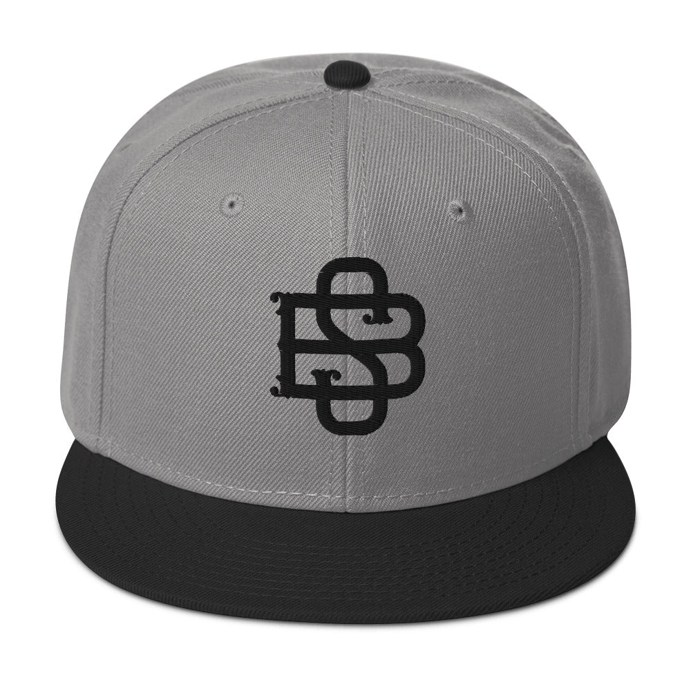 S/B Snapback Hat blk lettering