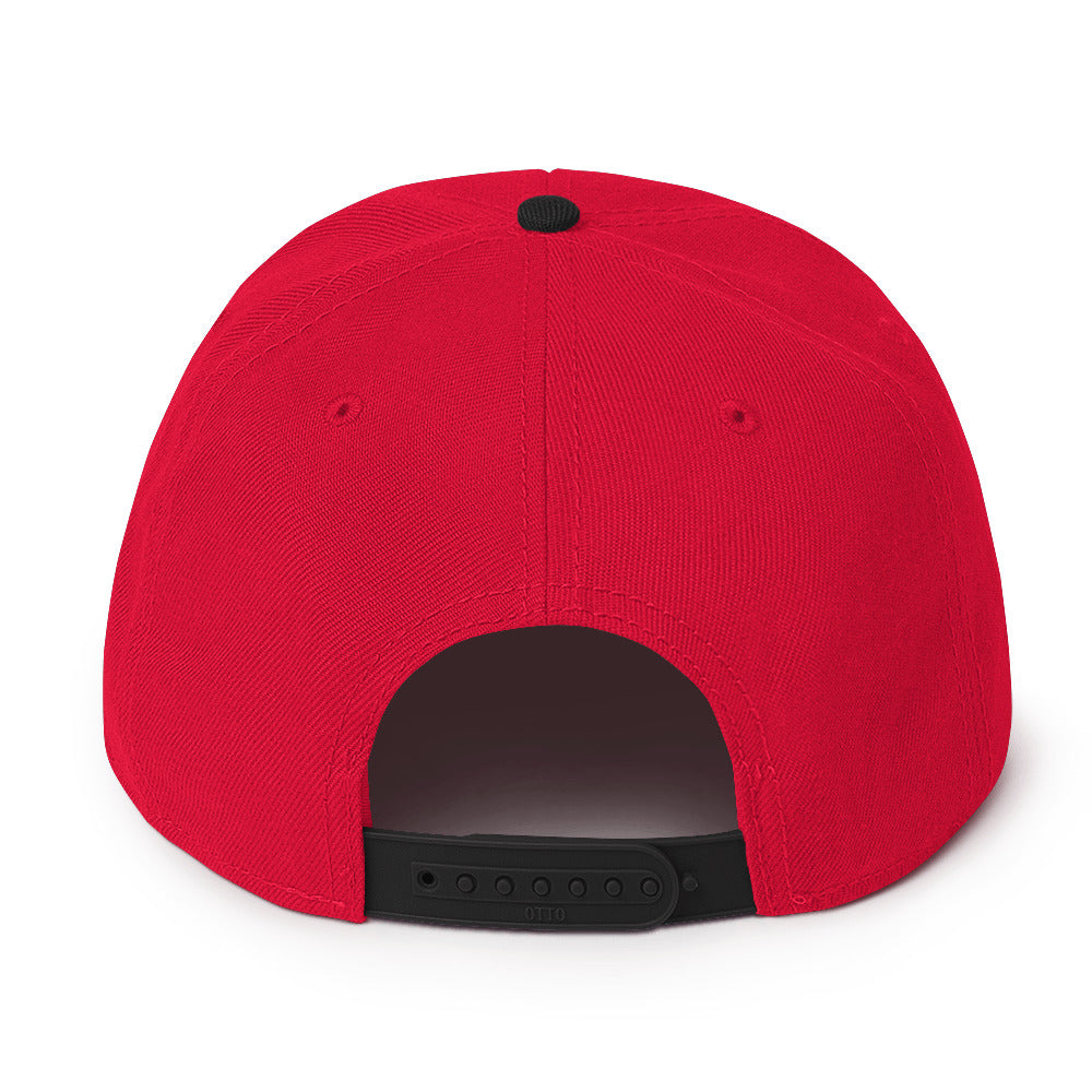 Stand'on Business Snapback Hat blk lettering