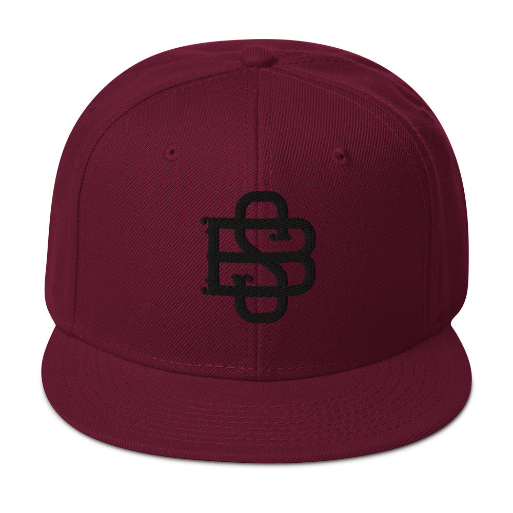 S/B Snapback Hat blk lettering