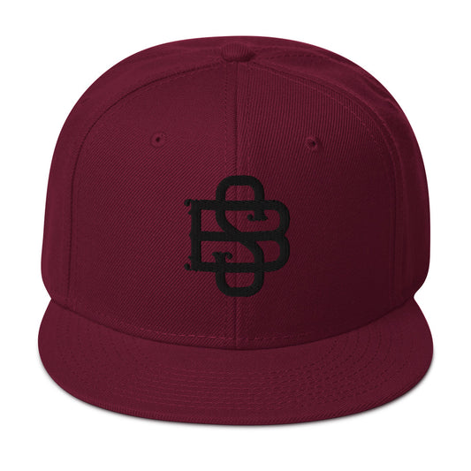 S/B Snapback Hat blk lettering