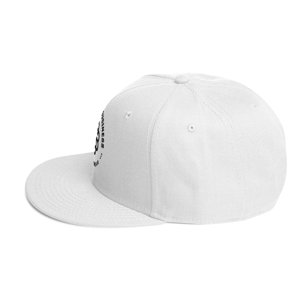 Stand'on Business Snapback Hat blk lettering