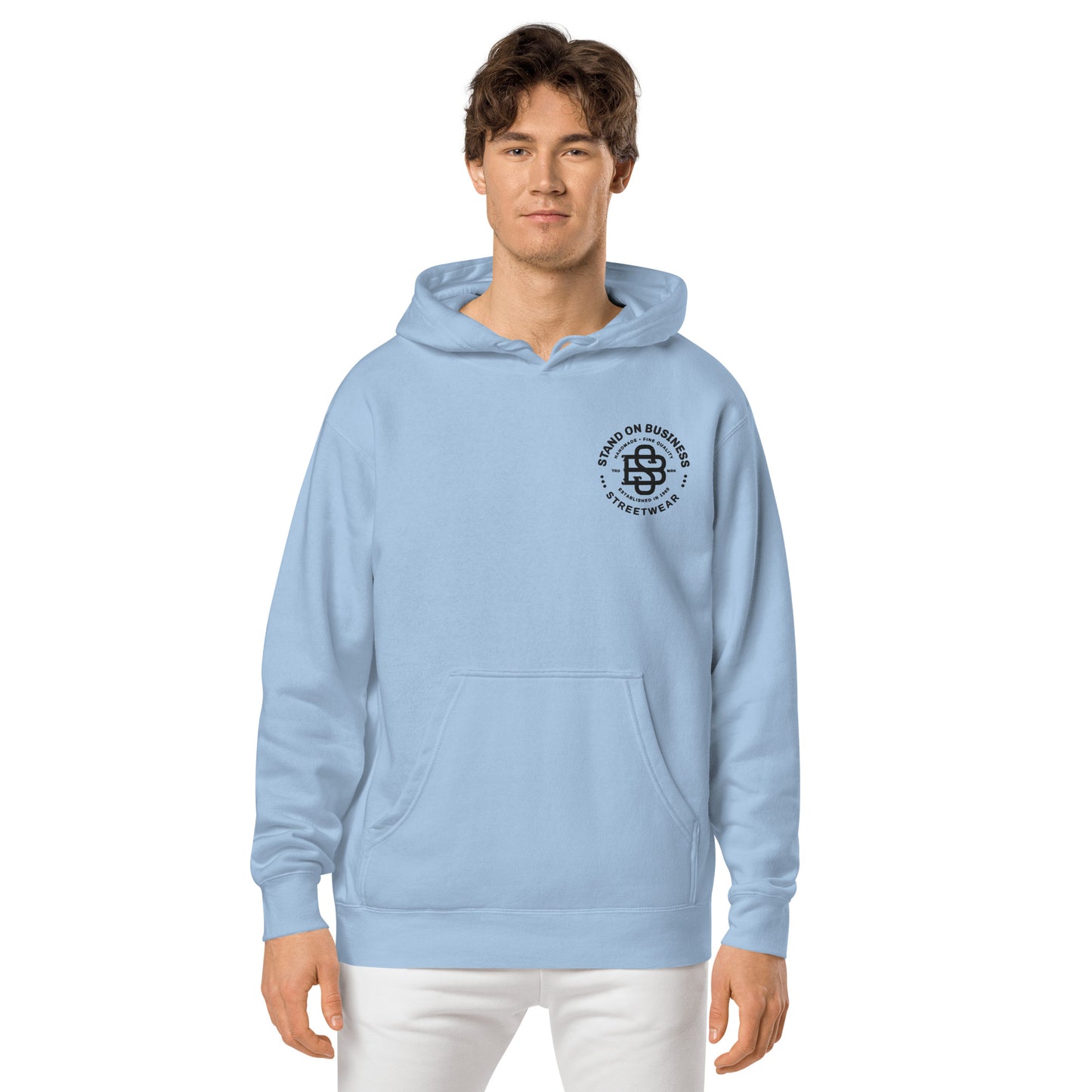 Stand On Business Streetwear Unisex Pigment-Dyed Hoodie