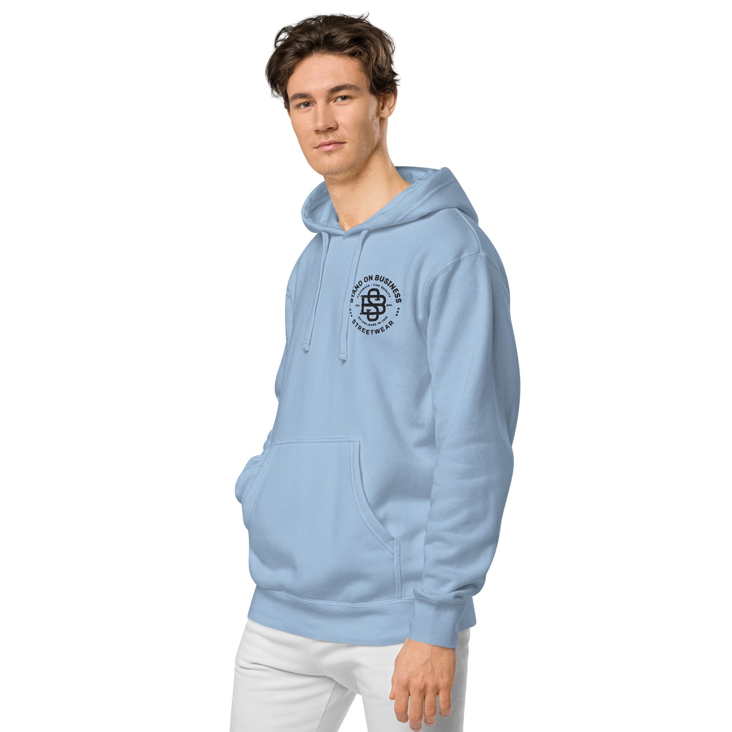 Stand On Business Streetwear Unisex Pigment-Dyed Hoodie