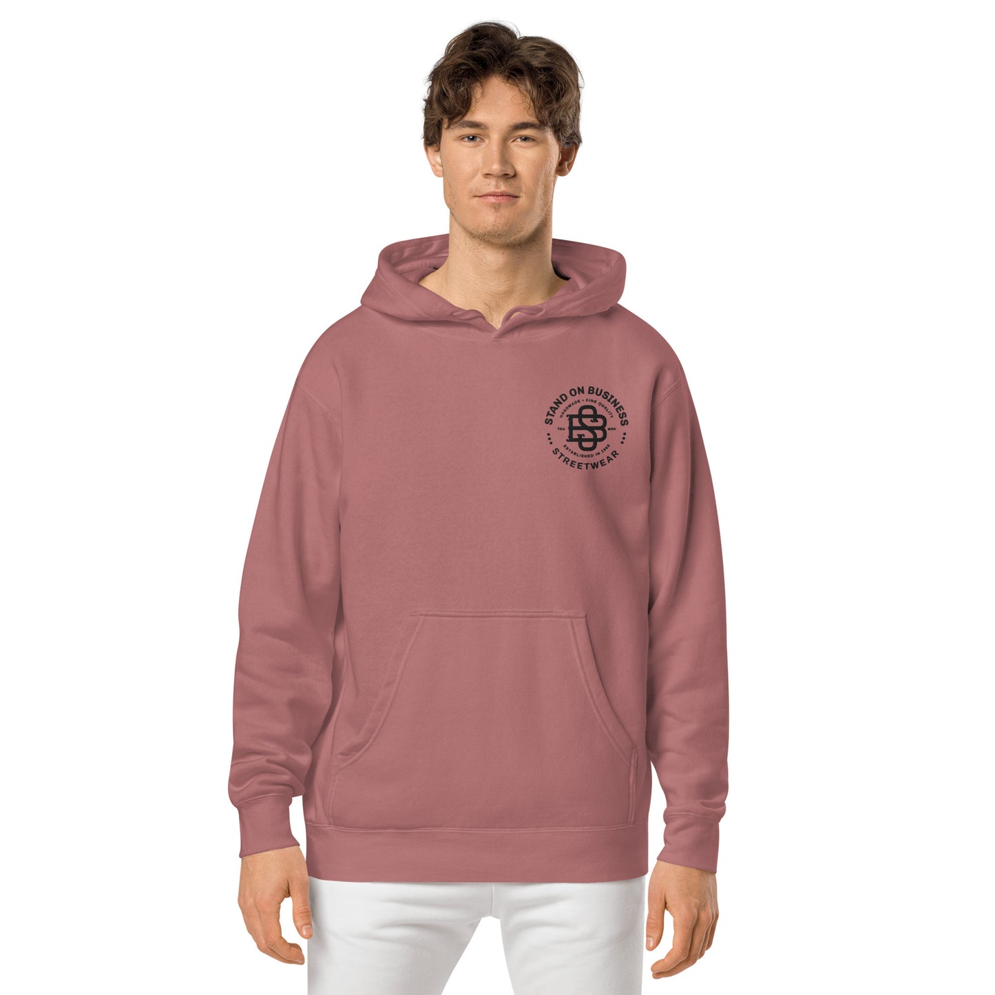 Stand On Business Streetwear Unisex Pigment-Dyed Hoodie