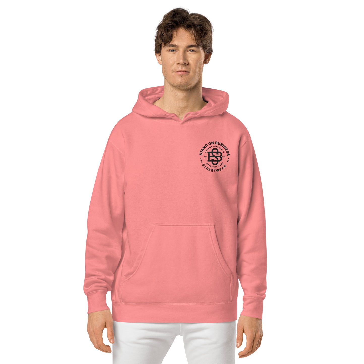 Stand On Business Streetwear Unisex Pigment-Dyed Hoodie