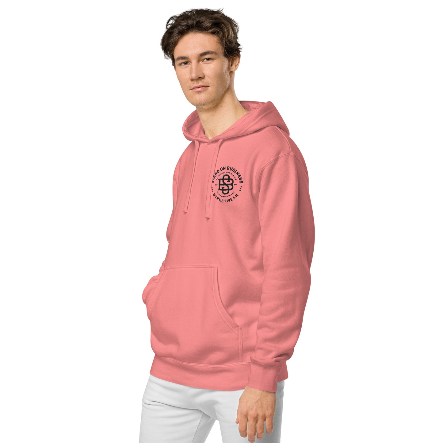 Stand On Business Streetwear Unisex Pigment-Dyed Hoodie