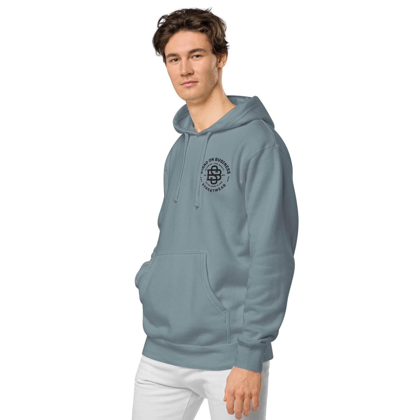 Stand On Business Streetwear Unisex Pigment-Dyed Hoodie