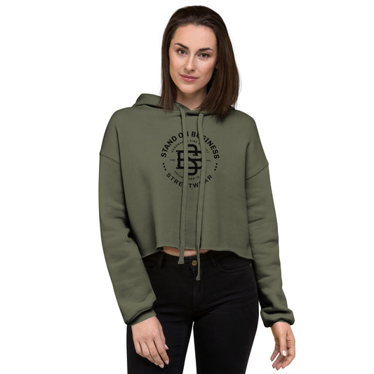 Stand On Business Streetwear Crop Hoodie