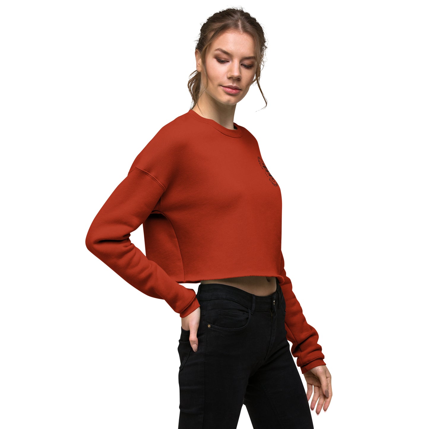 Stand On Business Streetwear Crop Sweatshirt