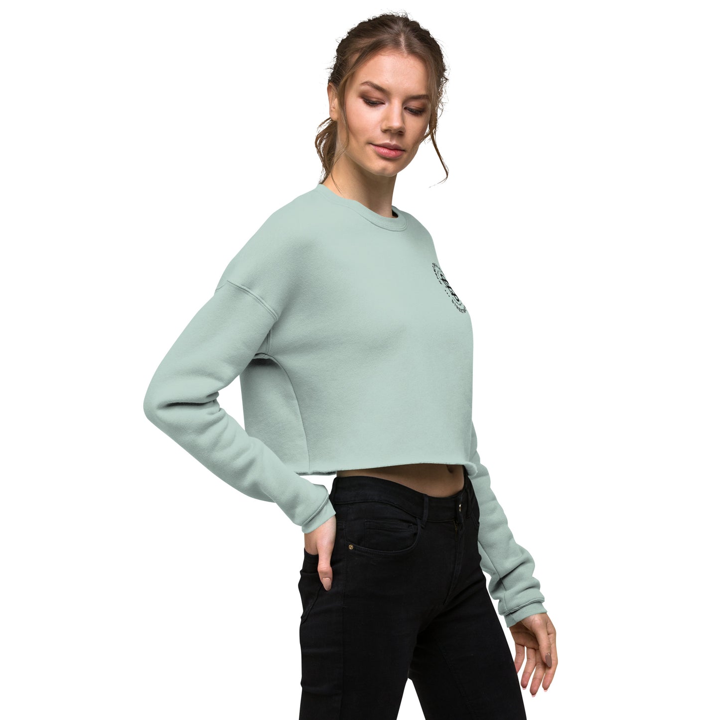 Stand On Business Streetwear Crop Sweatshirt